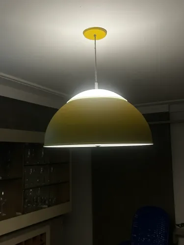 Luminária Pendente Vintage Original - Grande e Imponente !