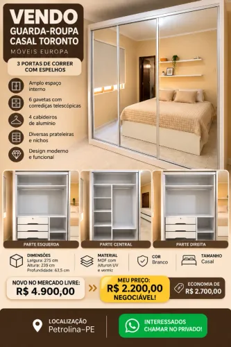 Guarda-roupa Toronto