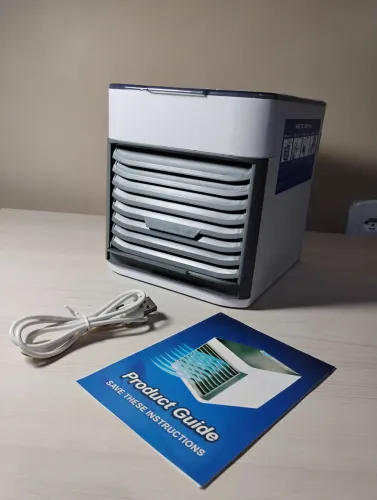 Mini ar condicionado portátil e climatizador