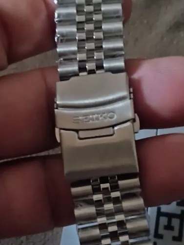 Pulseira SEIKO 22 mm em aço inoxidável completa