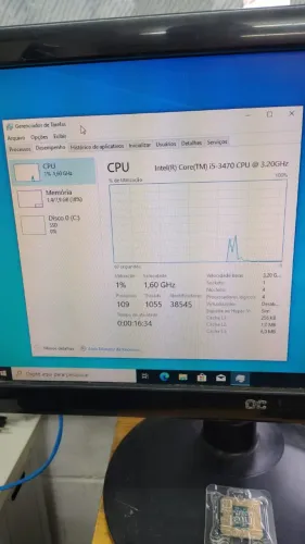 Computador Completo Intel Core i5 | 8GB RAM | SSD 240GB + Monitor 18" (Pronto para Uso)