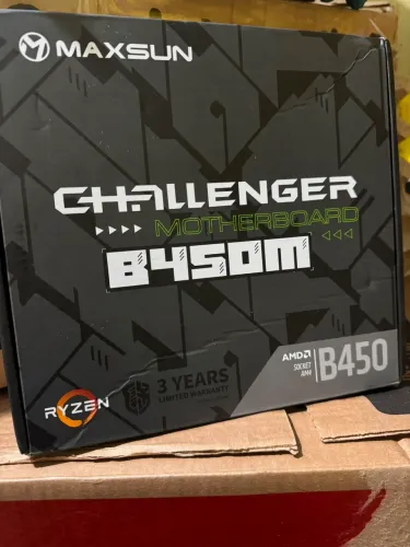 VENDO PLACA MÃE MAXSUN B450M NOVA NA CAIXA