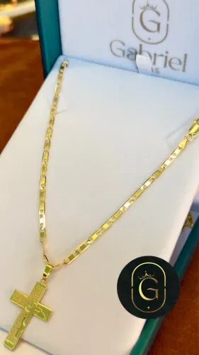 Cordão de ouro piastrine de máquina 11g ( LOJA FÍSICA )