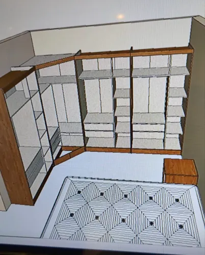 Roupeiro modulado 