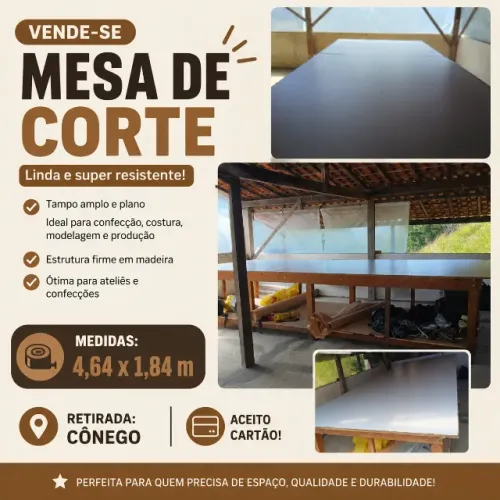 Vendo mesa de corte