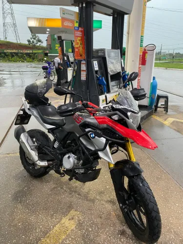 Moto acidentada