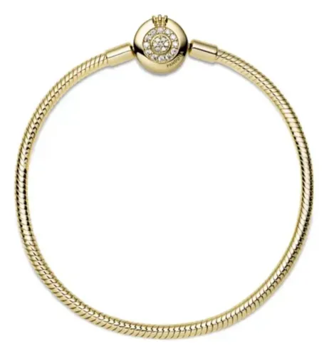 Bracelete Pandora ouro 18k feminino 
