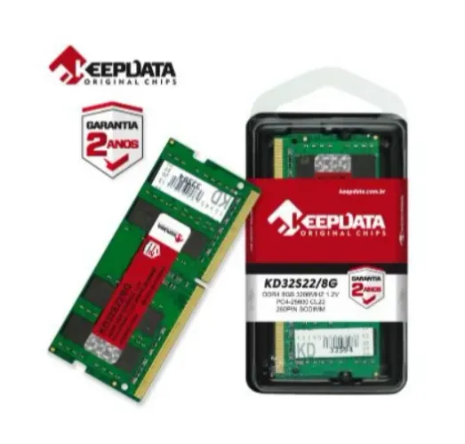 MEMÓRIA RAM NOTEBOOK DDR4 16GB 3200MHZ KEEPDATA