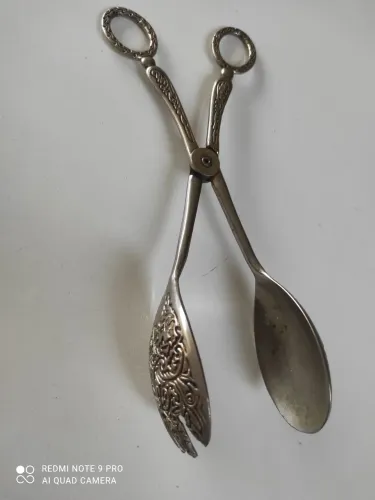 Pegador de saladas ,metal,usado: