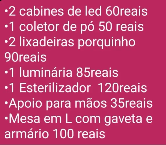 Matérias para nail designer