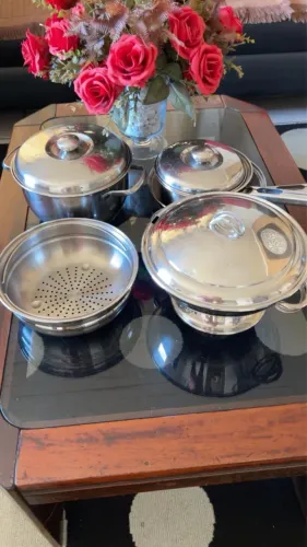 Panelas de inox 