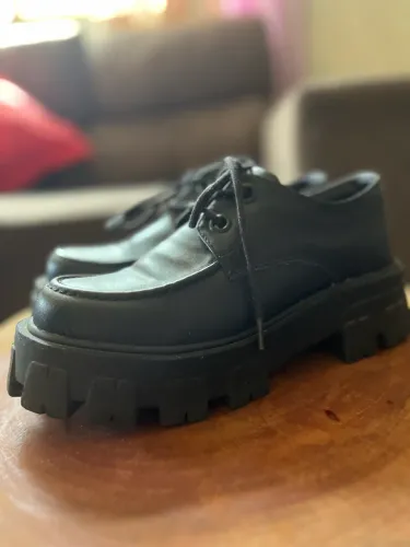 Sapato Oxford Tratorado Preto