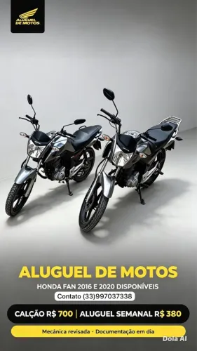 Aluguel de moto somente 