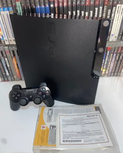 PlayStation 3 funcionando 100%, com manual de garantia oficial batendo serial!!