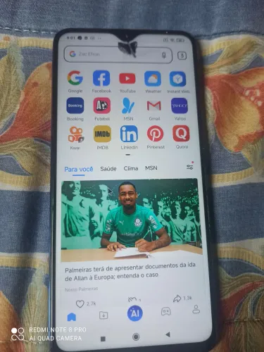 Xiaomi note 8 pro Detalhe