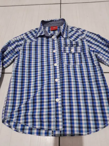 Camisa Manga Longa Xadrez Infantil