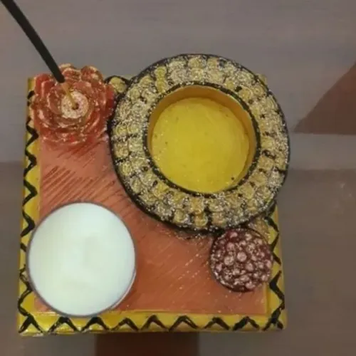 Porta incenso e mini vela