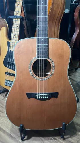 Violão Folk Tagima Tulum Tlm100 Nat Tampo Maciço Eletroacústico