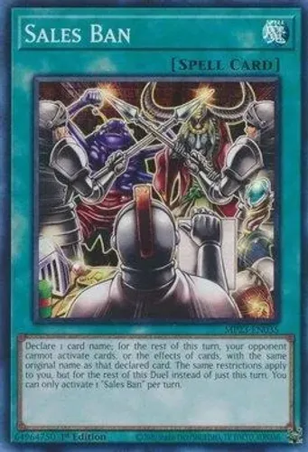 Yugioh!!! Sales Ban MP23-PT035 Super Rare