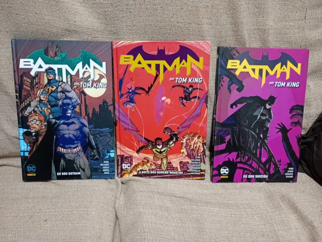 Batman encadernados Tom King volumes 1 a 3