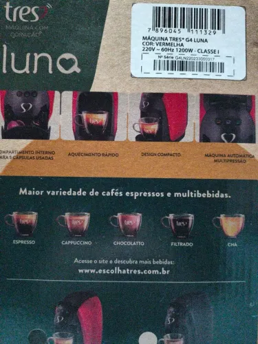 Cafeteira Luna Três Corações