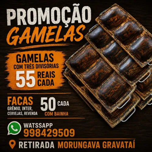 Gamelas triplas facas