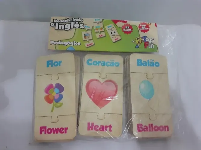 BRINQUEDO PEDAGÓGICO. DESCOBRINDO O INGLÊS.