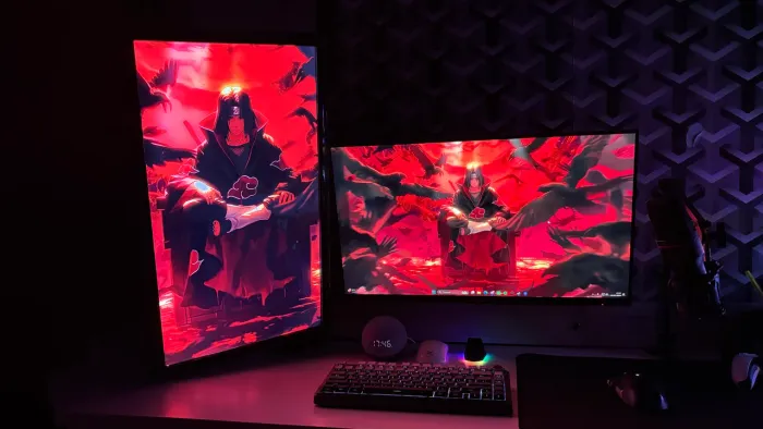 Kit Completo: Monitor AOC 27 144Hz + TV Samsung + Suporte Articulado Duplo