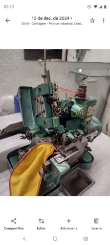 Máquina overlonque semi industria muito boa 