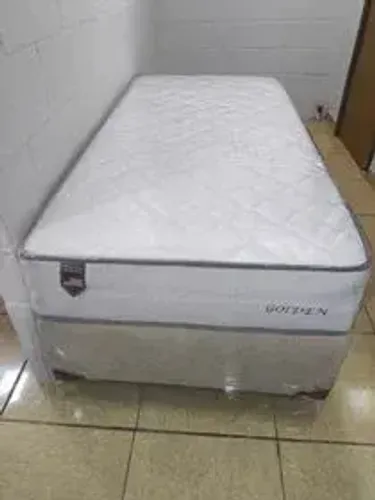 Conjunto Box de Solteiro Golden 0,88x1,88x24cm - (Oferta)!