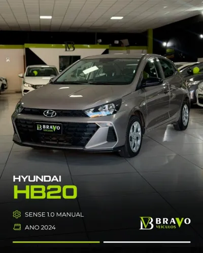 Hyundai HB20 Sense Plus1.0 Flex 12V Mec. 2024