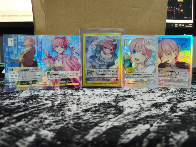 Lote 5 Cards -  Ichika Nakano