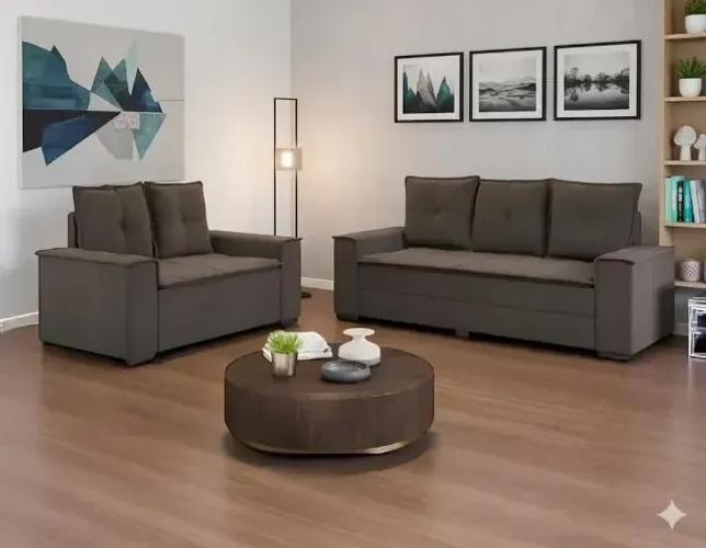 Sofá 2 e 3 lugares novo de fabrica no estoque viena 