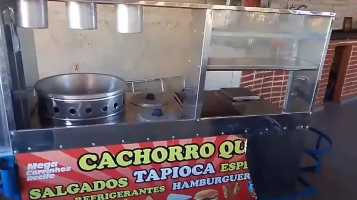 Carrinho completo de lanche 