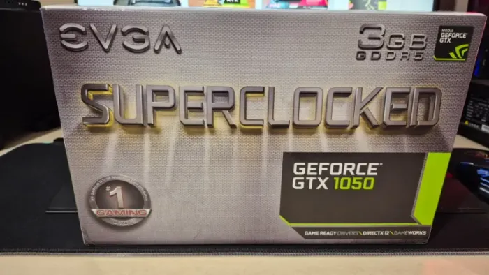 Placa de vídeo GTX 1050 3GB DDR5, EVGA, seminova, com garantia!
