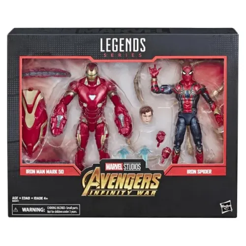 Marvel Legends Pack Homem de Ferro e Homem Aranha