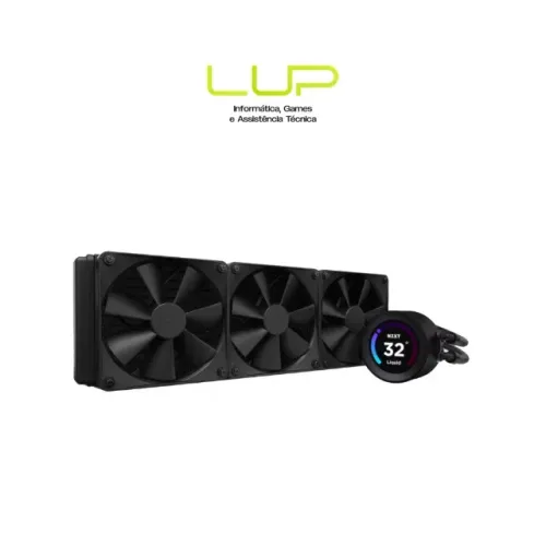 (LOJA FÍSICA) Water Cooler NZXT Kraken Elite 360, 360mm, Com Display de 2,4
