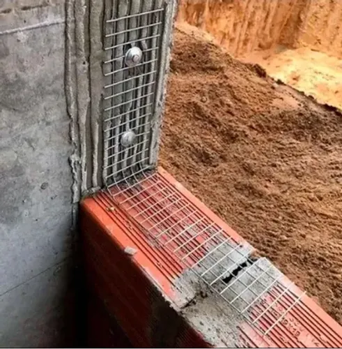 Tela para Amarração de Alvenaria