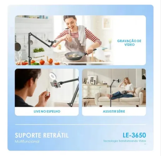 Suporte retrátil articulado 