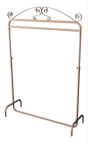 Arara de chão rose gold arabesco 