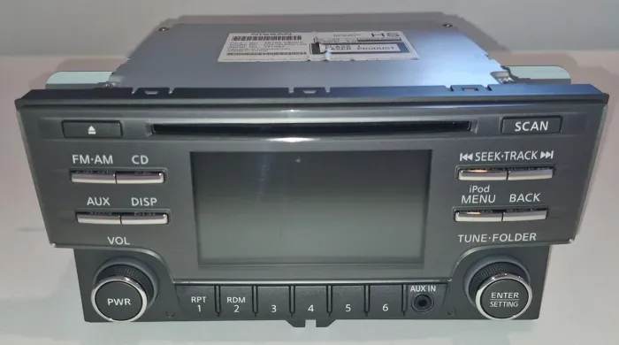 Rádio CD Player Original da Panasonic Nissan Sentra (anos 2014 a 2017)