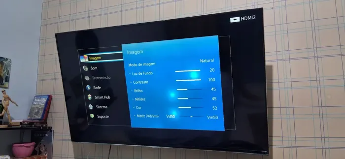 Smart tv Samsung com Avarias