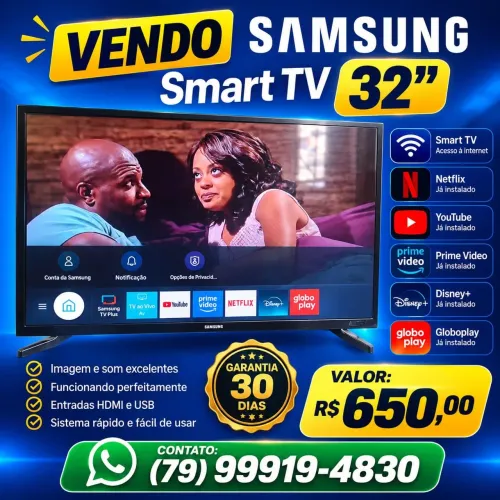 Televisão Smart Samsung 32"