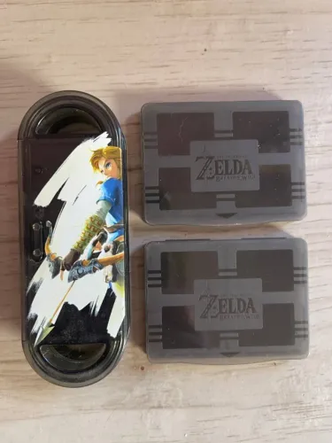 Porta cartucho e porta cartao SD Zelda