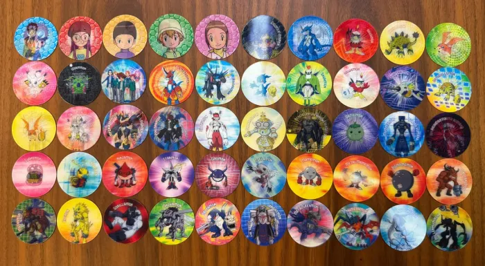 Tazo digimon dkv