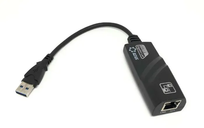 Adaptador Rede Usb Rj45 Com Cabo Externo 10/100mbps Ethernet Novo na Caixa