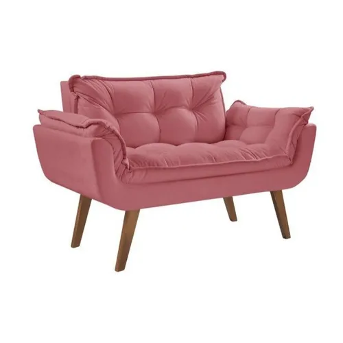 Poltrona Namoradeira Opalla Rosa - Frete Gratis - Receba Hoje
