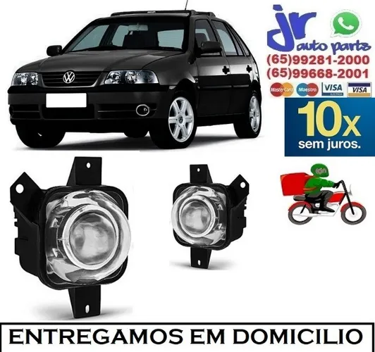 Par Farol de Milha Gol G3 2000 2001 2002 2003 2004 2005 Auxiliar Neblina