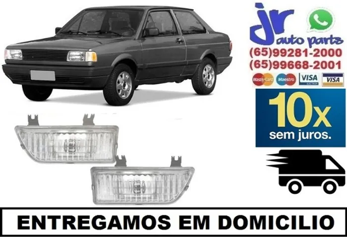 Par Farol de Milha Voyage quadrado 87 88 89 90 91 92 93 94 Neblina Auxiliar