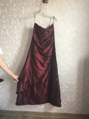 Vestido De Festa Cor Vinho/ Marsala